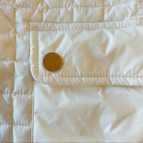 ❤️ TORY BURCH Tricia White puffer Vest Size XS M24 - Picture 6 of 11